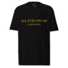 T-shirt premium homme noir ALL EYES ON ME SJ Exclusive logo doré édition limitée